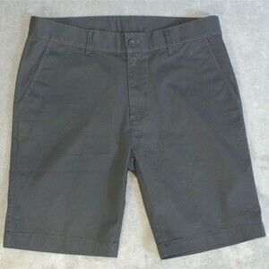 PHARMACY Boardshop Shorts, Flat Front, 4 Pockets, Men's, Gray, Size 34